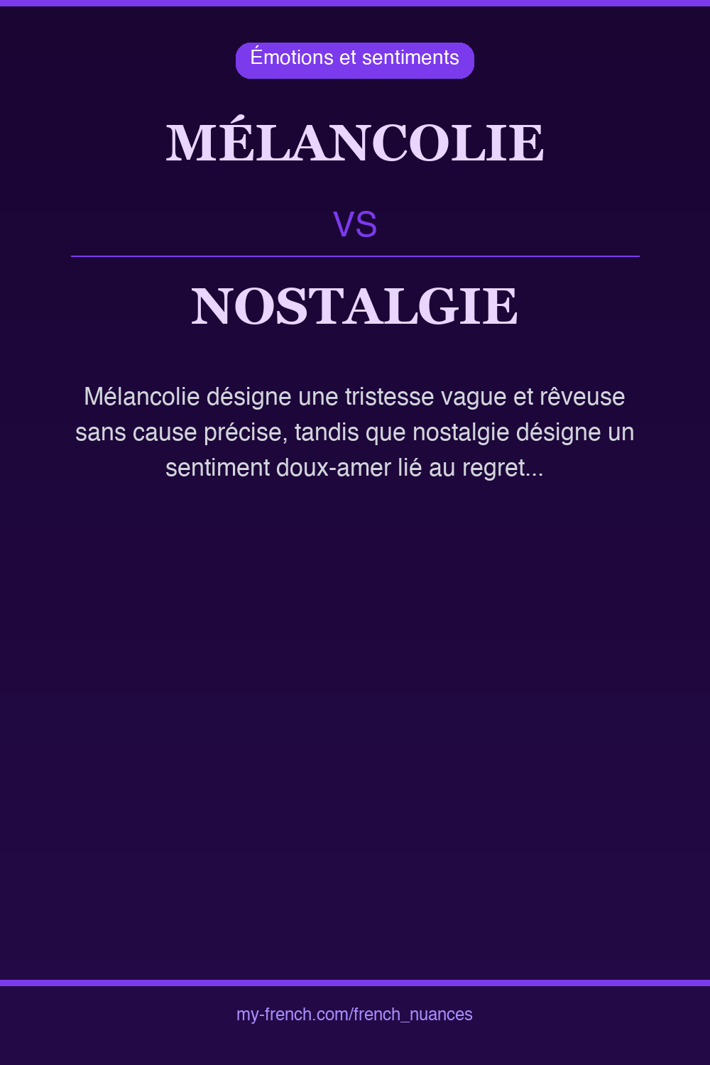 mélancolie vs nostalgie : quelle nuance ?