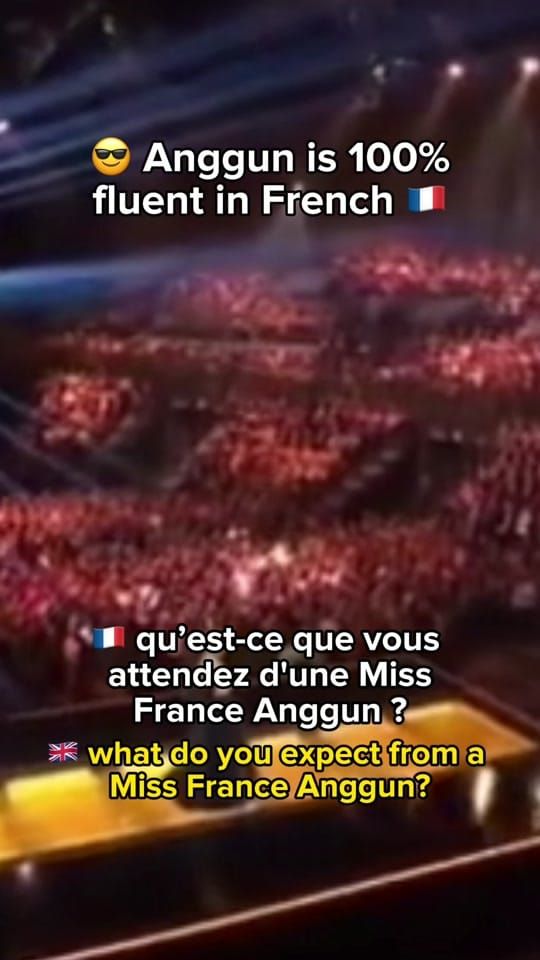 😎 Anggun is 100% fluent in French 🇫🇷 Which celebrity do you want me to do next?