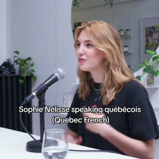 if only I could understand what she's saying