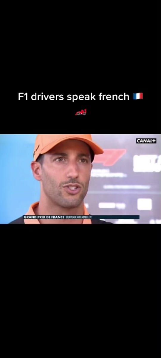 F1 drivers speak french 🏎🇫🇷