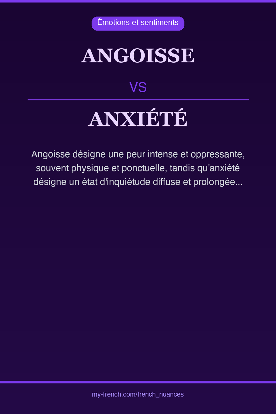 angoisse vs anxiété : quelle nuance ?
