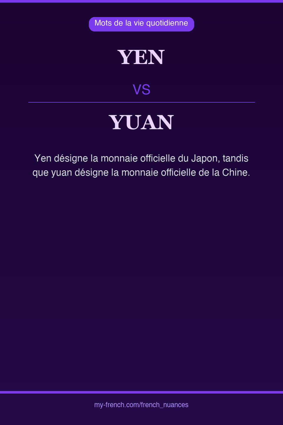 yen vs yuan : quelle nuance ?