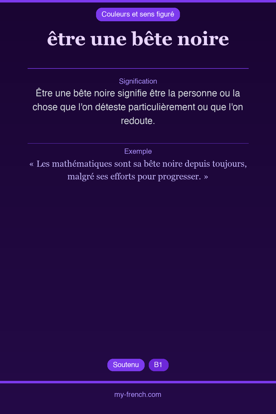 être une bête noire : que veut dire cette expression ?