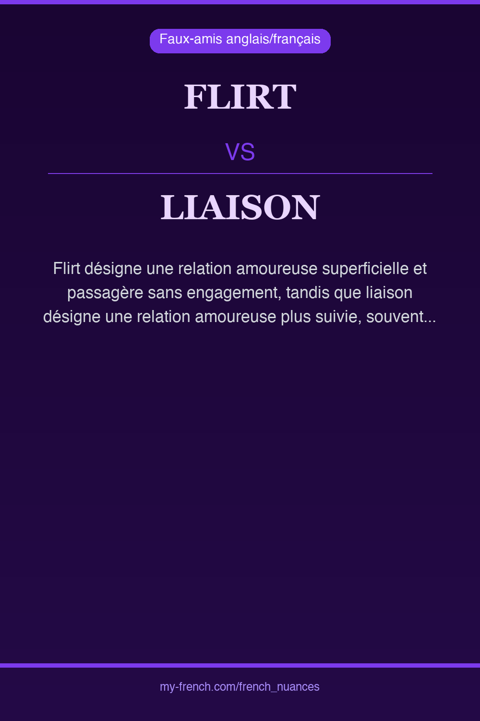 flirt vs liaison : quelle nuance ?