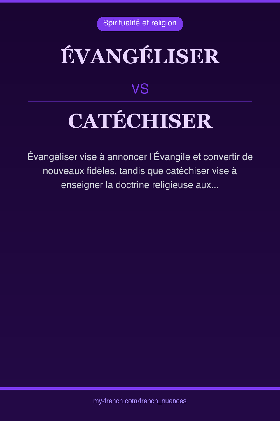 évangéliser vs catéchiser : quelle nuance ?