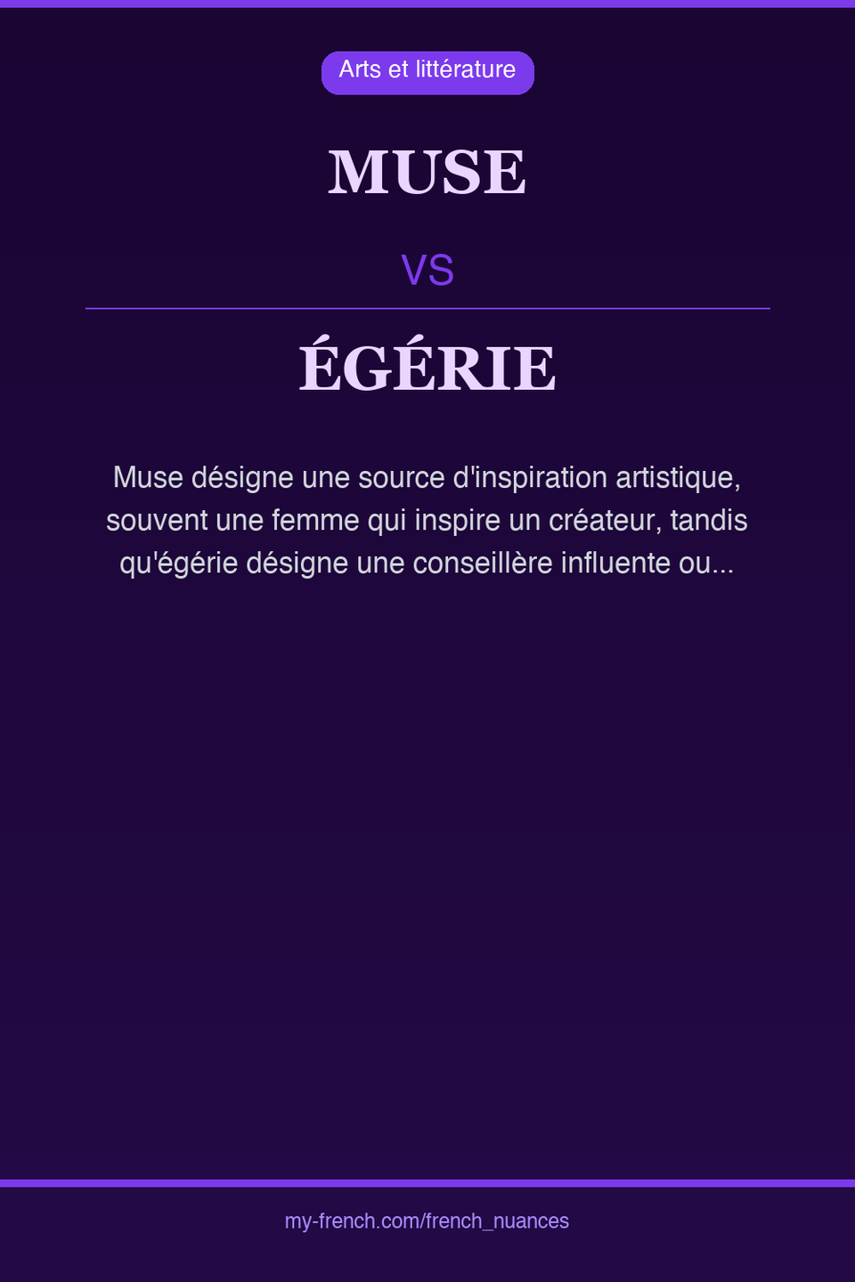 muse vs égérie : quelle nuance ?