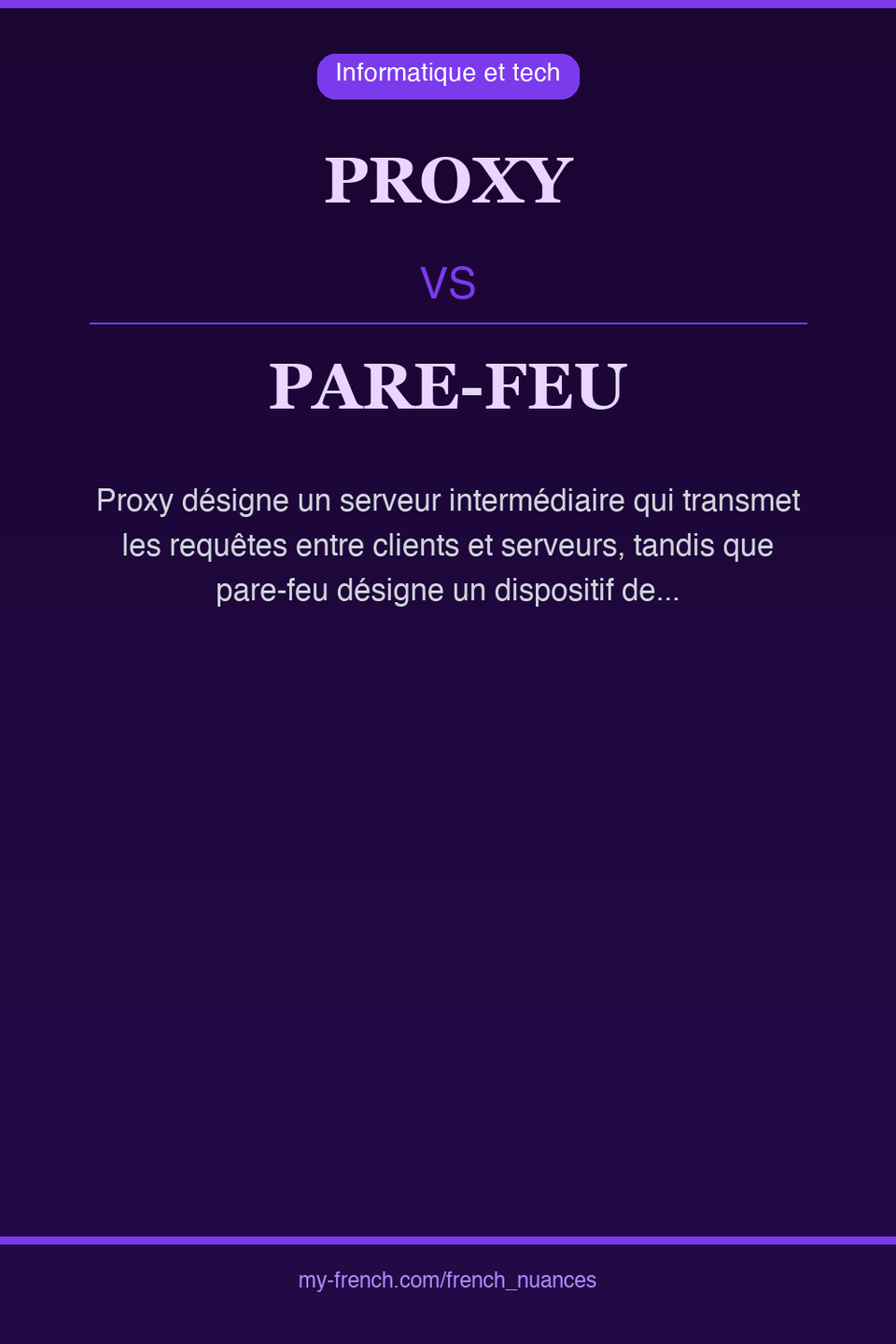 proxy vs pare-feu : quelle nuance ?