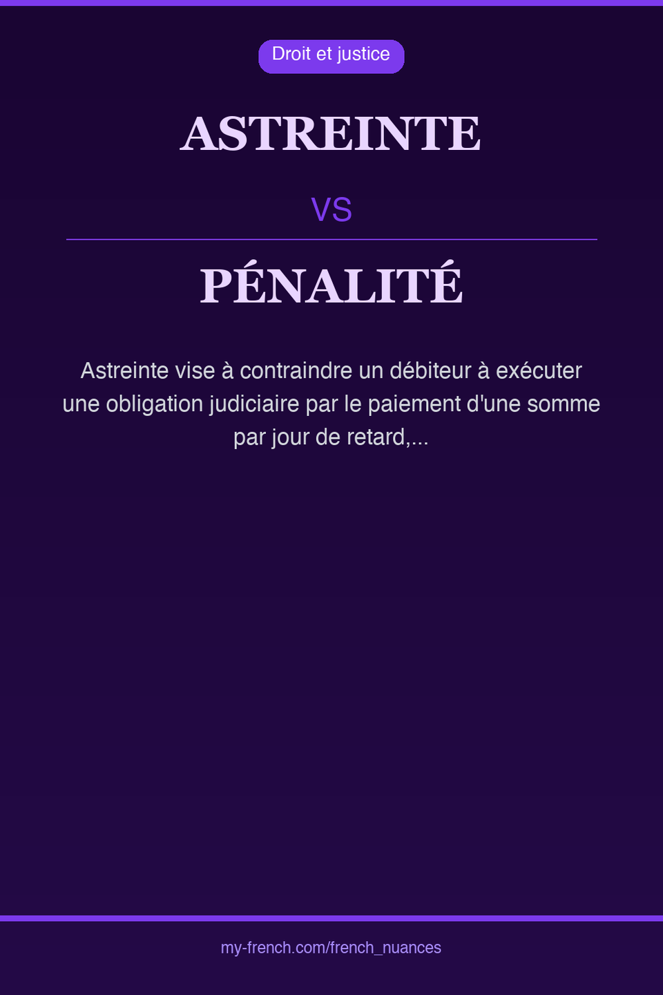 astreinte vs pénalité : quelle nuance ?