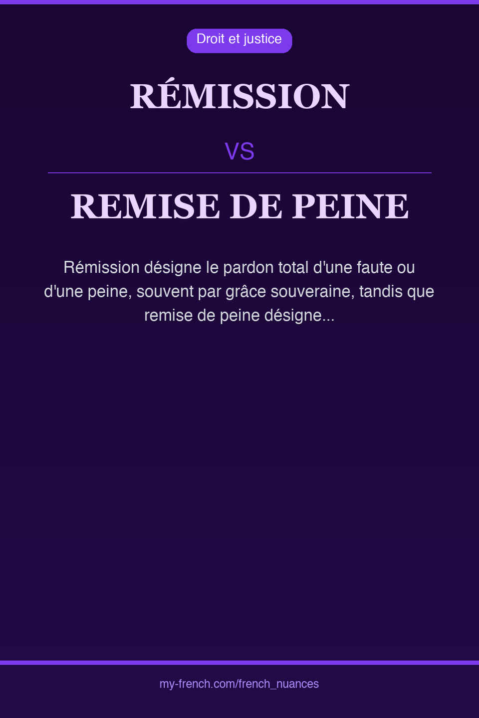 rémission vs remise de peine : quelle nuance ?
