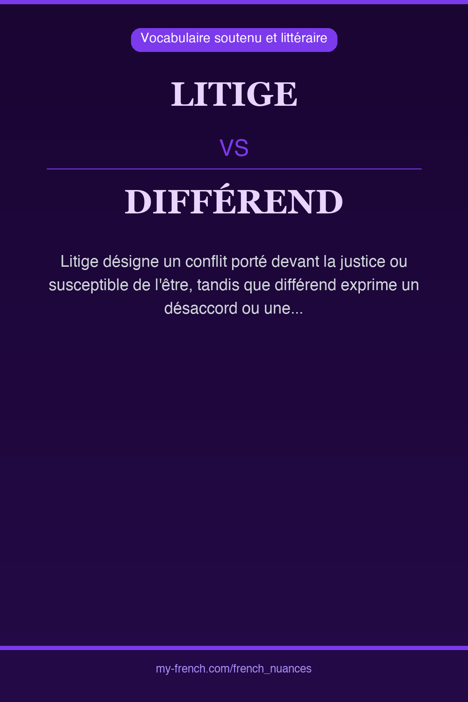 litige vs différend : quelle nuance ?