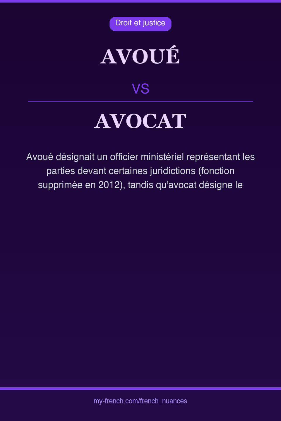 avoué vs avocat : quelle nuance ?