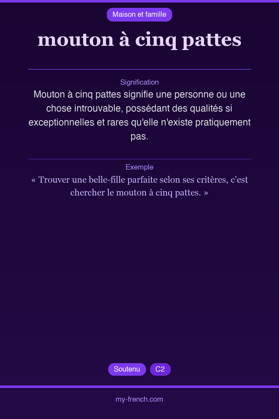 mouton à cinq pattes : que veut dire cette expression ?