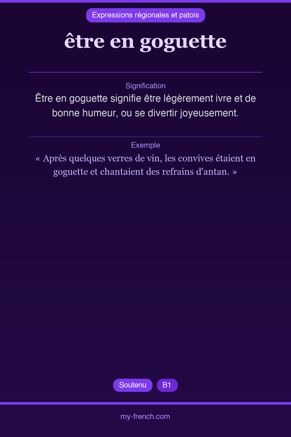 être en goguette : que veut dire cette expression ?
