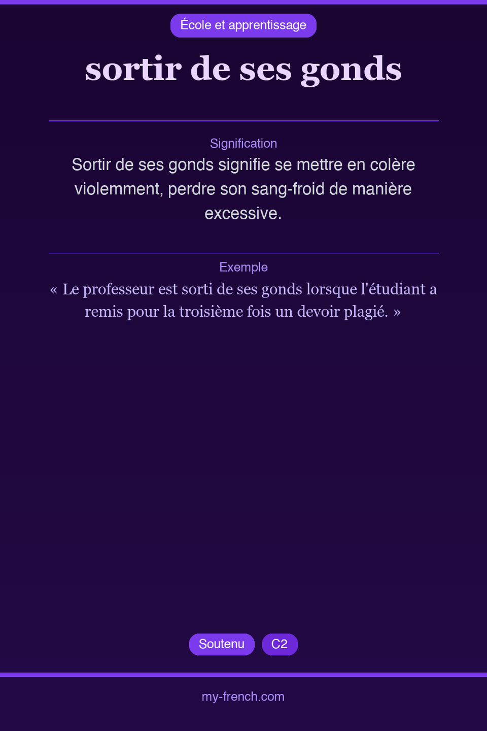 sortir de ses gonds : que veut dire cette expression ?