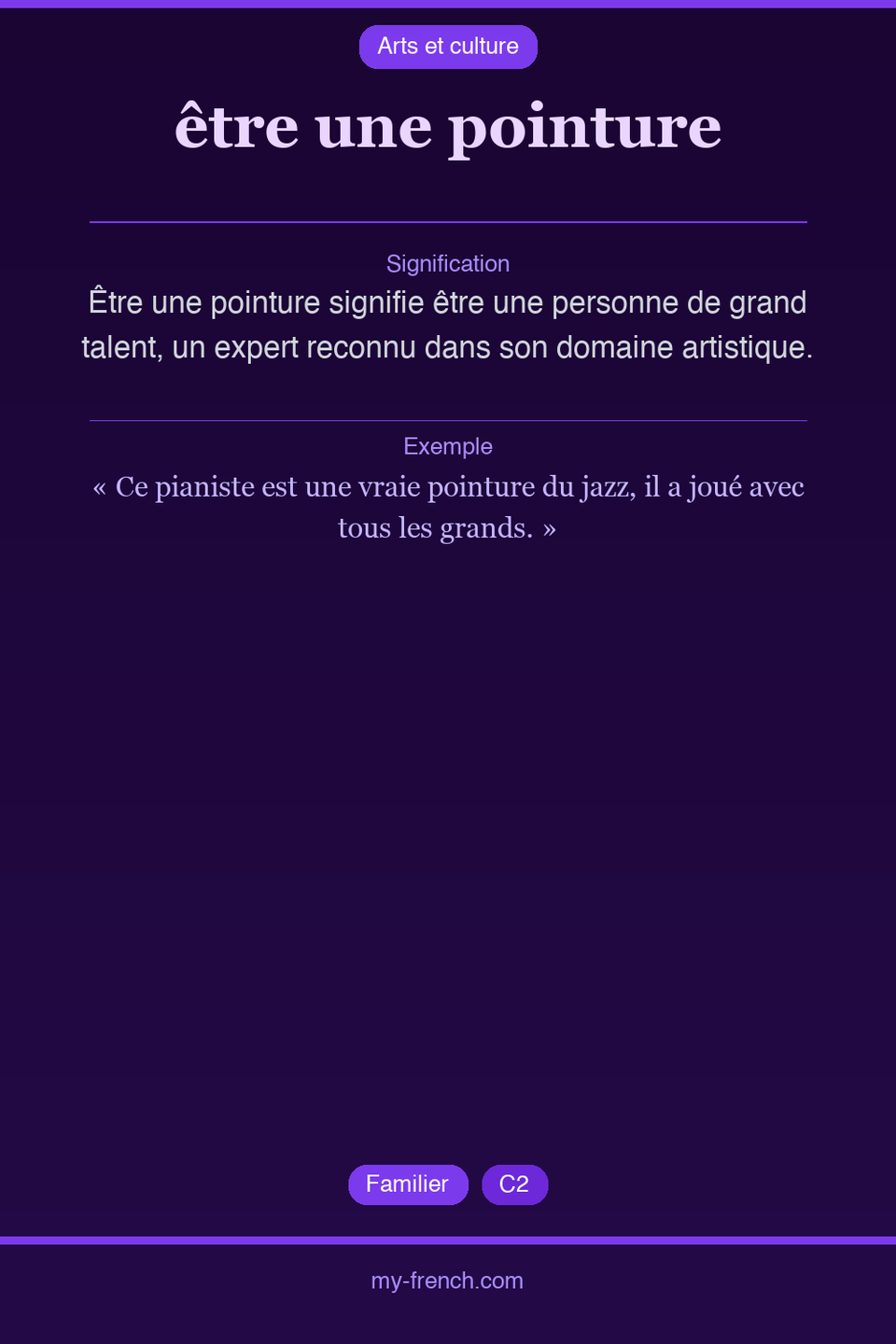 être une pointure : que veut dire cette expression ?