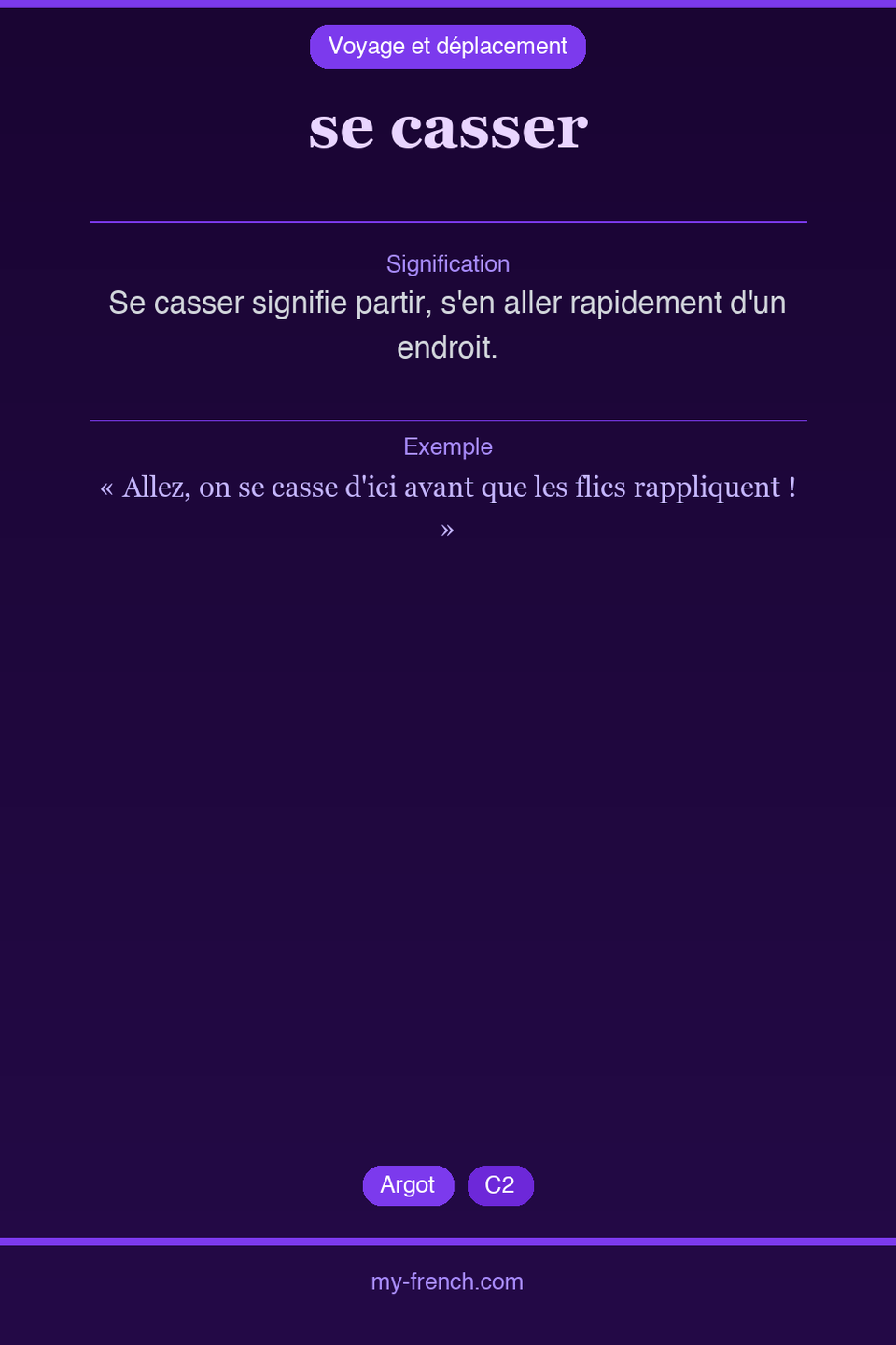 se casser : que veut dire cette expression ?