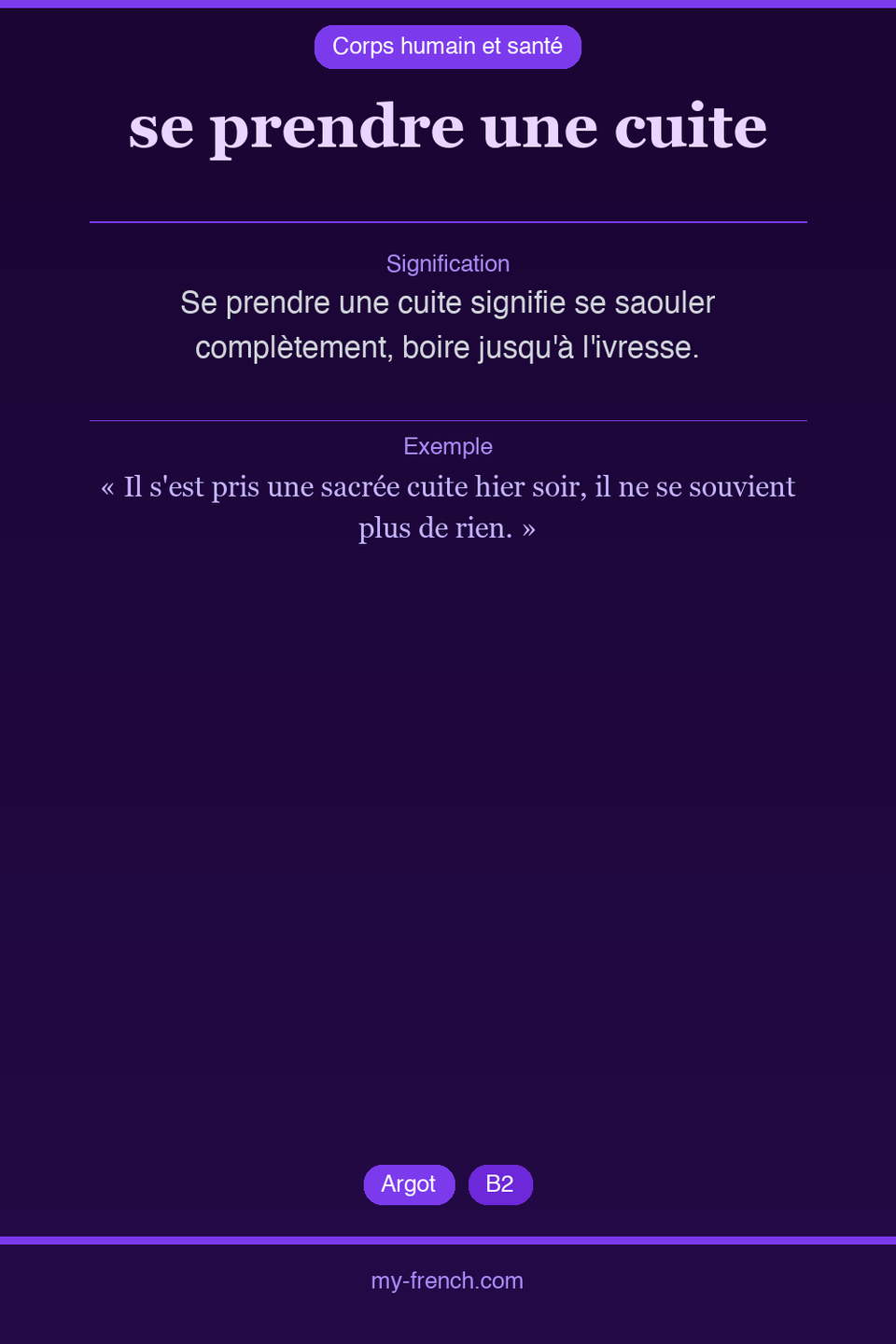 se prendre une cuite : que veut dire cette expression ?