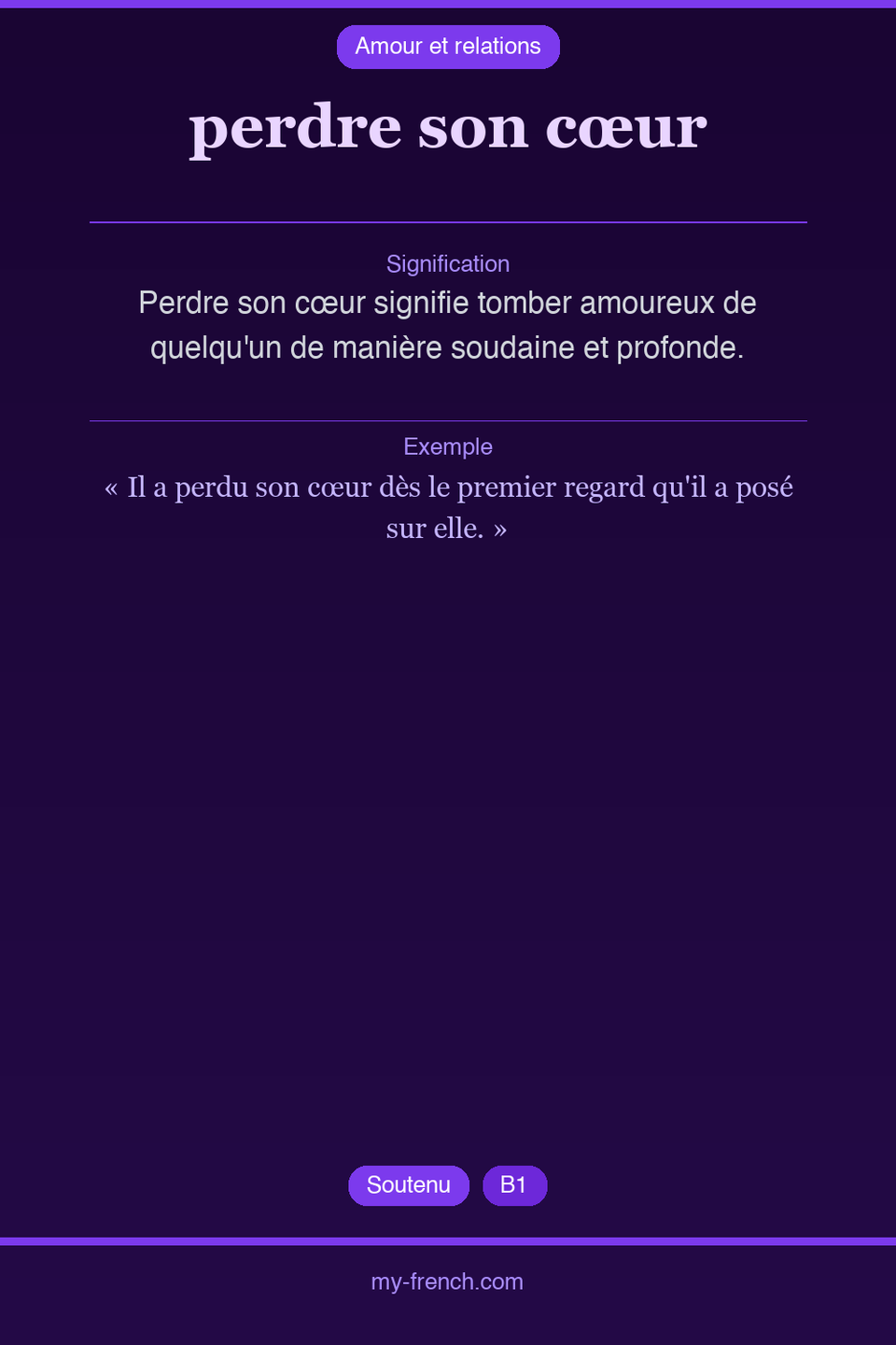 perdre son cœur : que veut dire cette expression ?