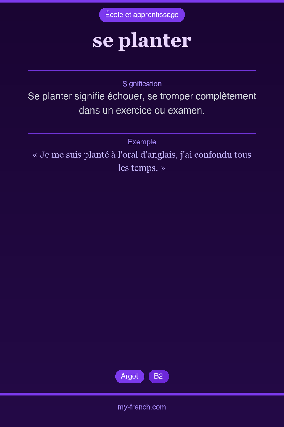 se planter : que veut dire cette expression ?
