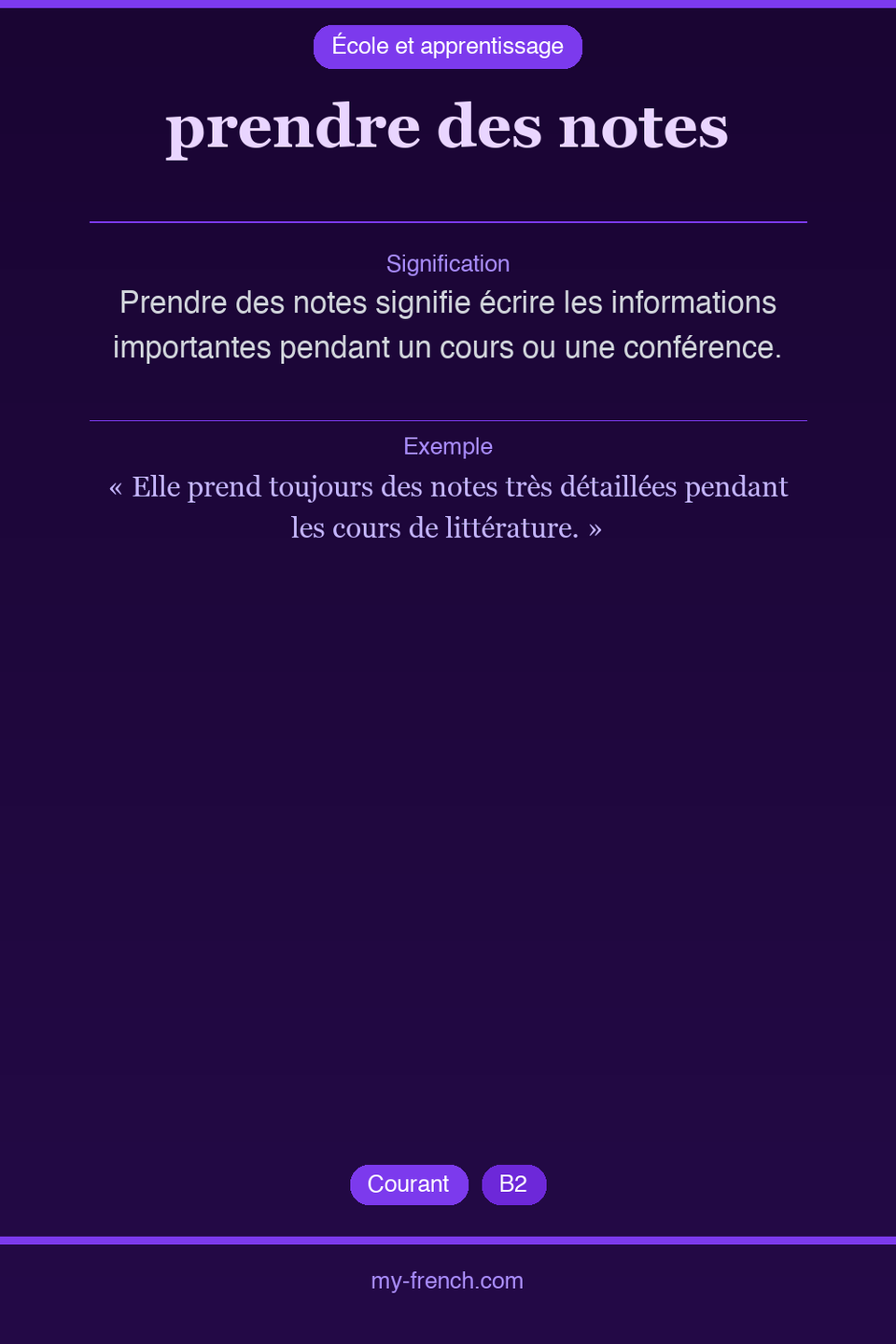 prendre des notes : que veut dire cette expression ?