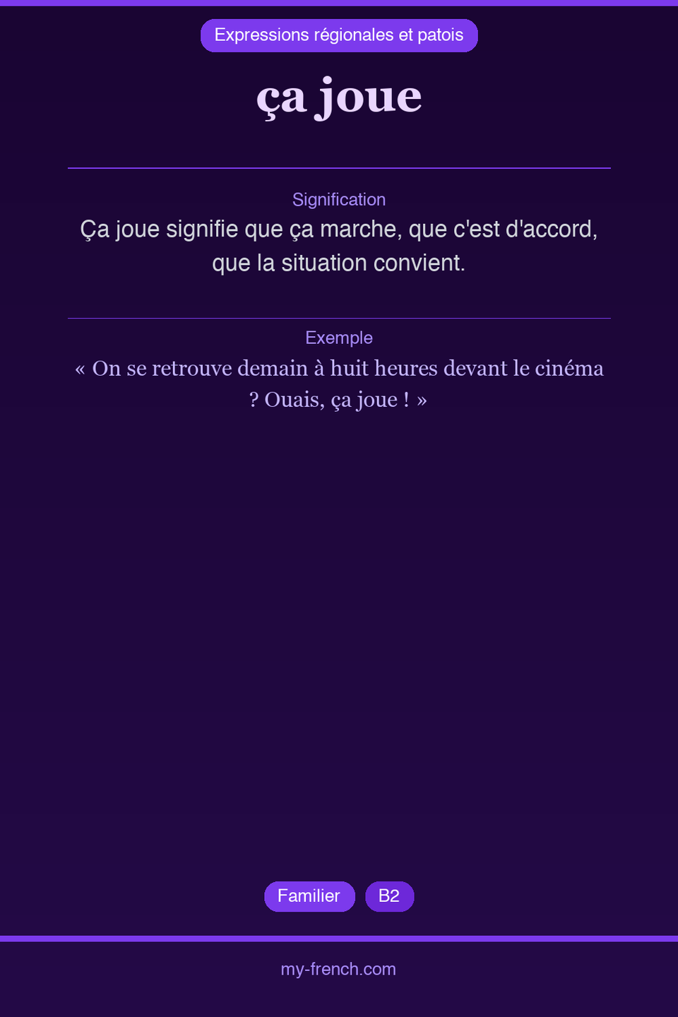 ça joue : que veut dire cette expression ?