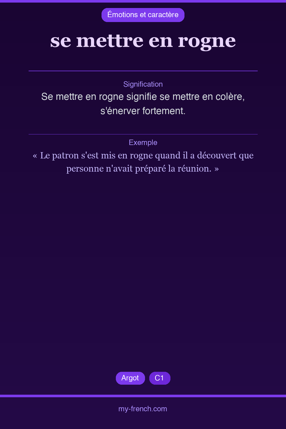 se mettre en rogne : que veut dire cette expression ?