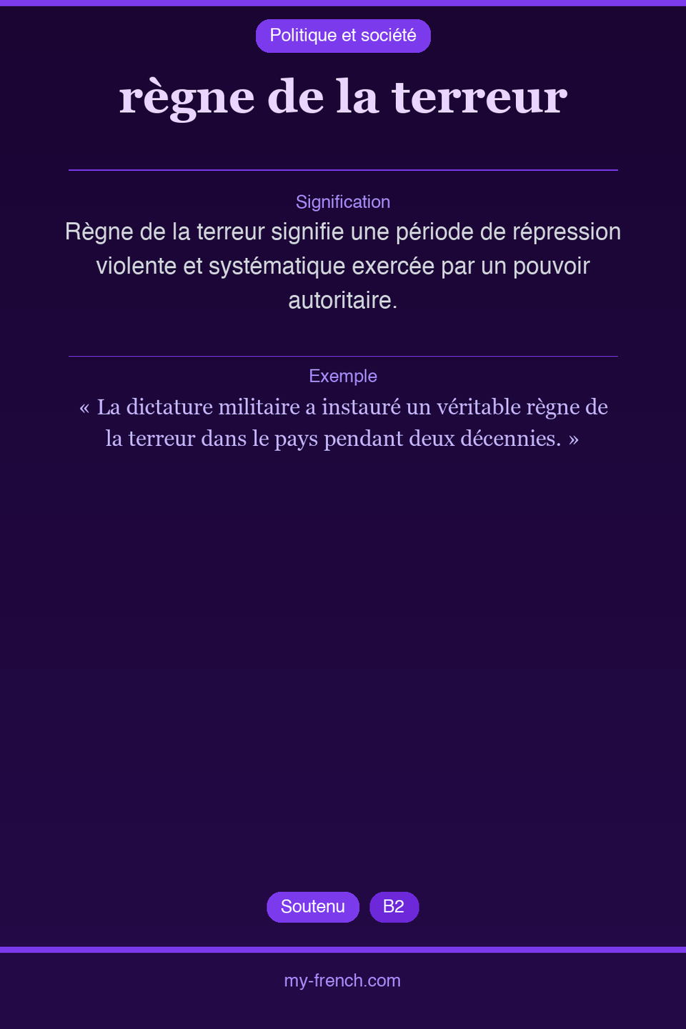 règne de la terreur : que veut dire cette expression ?