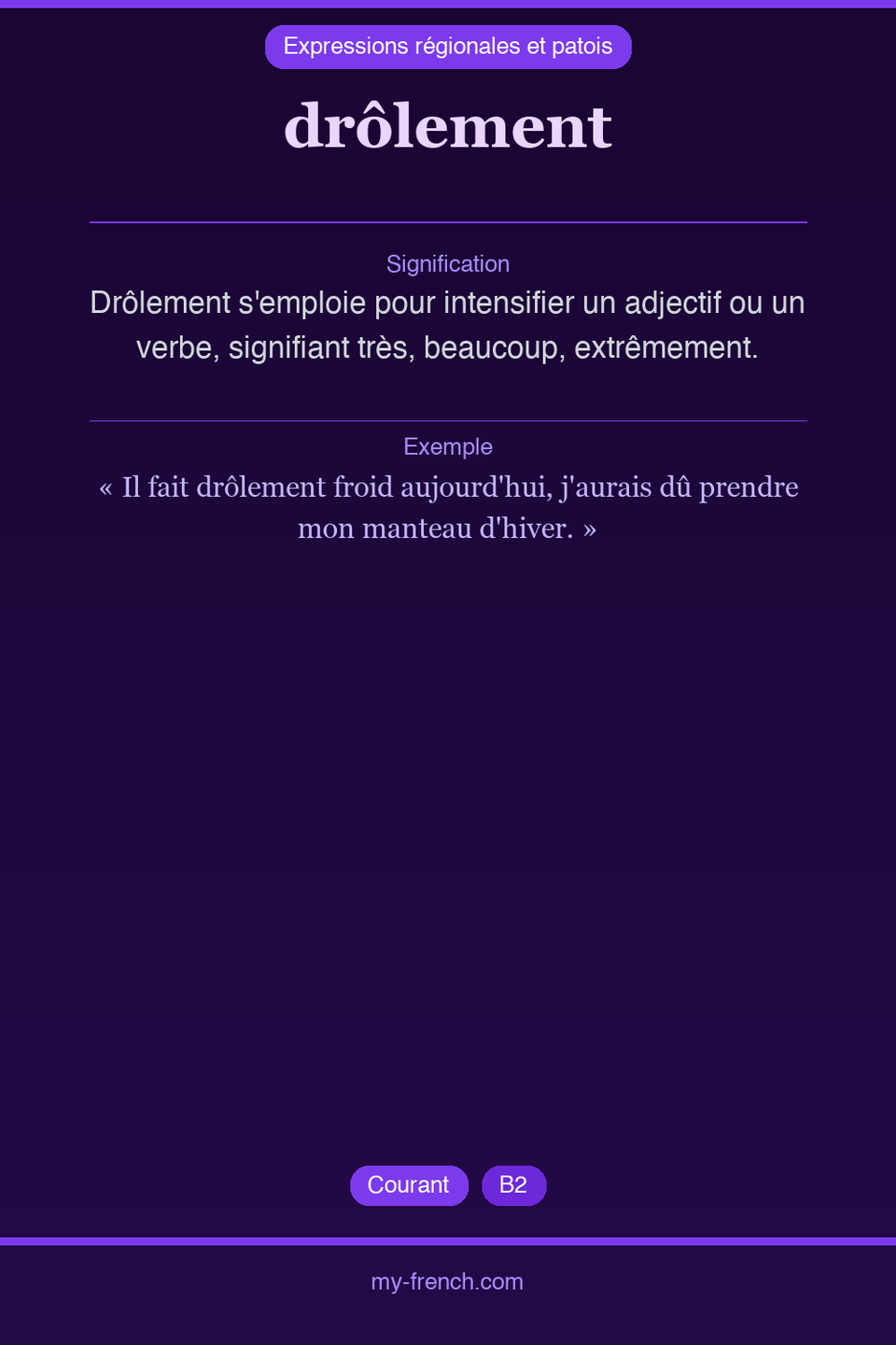 drôlement : que veut dire cette expression ?
