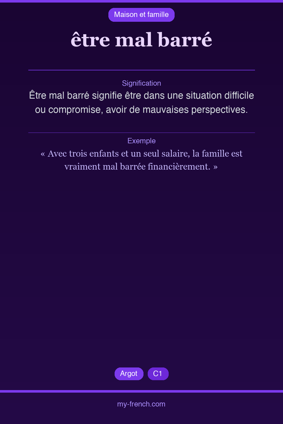 être mal barré : que veut dire cette expression ?