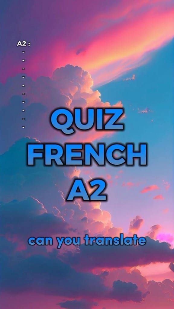 📸 @David  |  My French 🇺🇸🇫🇷 : « Can you translate these 10 words to french ? Level A2 🇫🇷 »