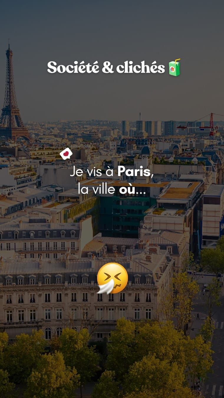 📸 @Laulau Béguin 🥐 : « Et vous vous vivez où ?😭 »