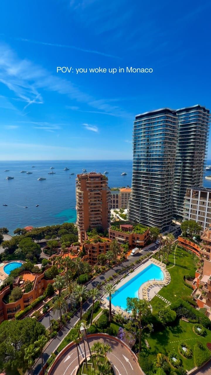📸 @Angelika | MONACO | LUXURY CONTENT CREATOR : « POV: you woke up in Monaco 🇲🇨😱🤩 🔑🇲🇨🏡 »
