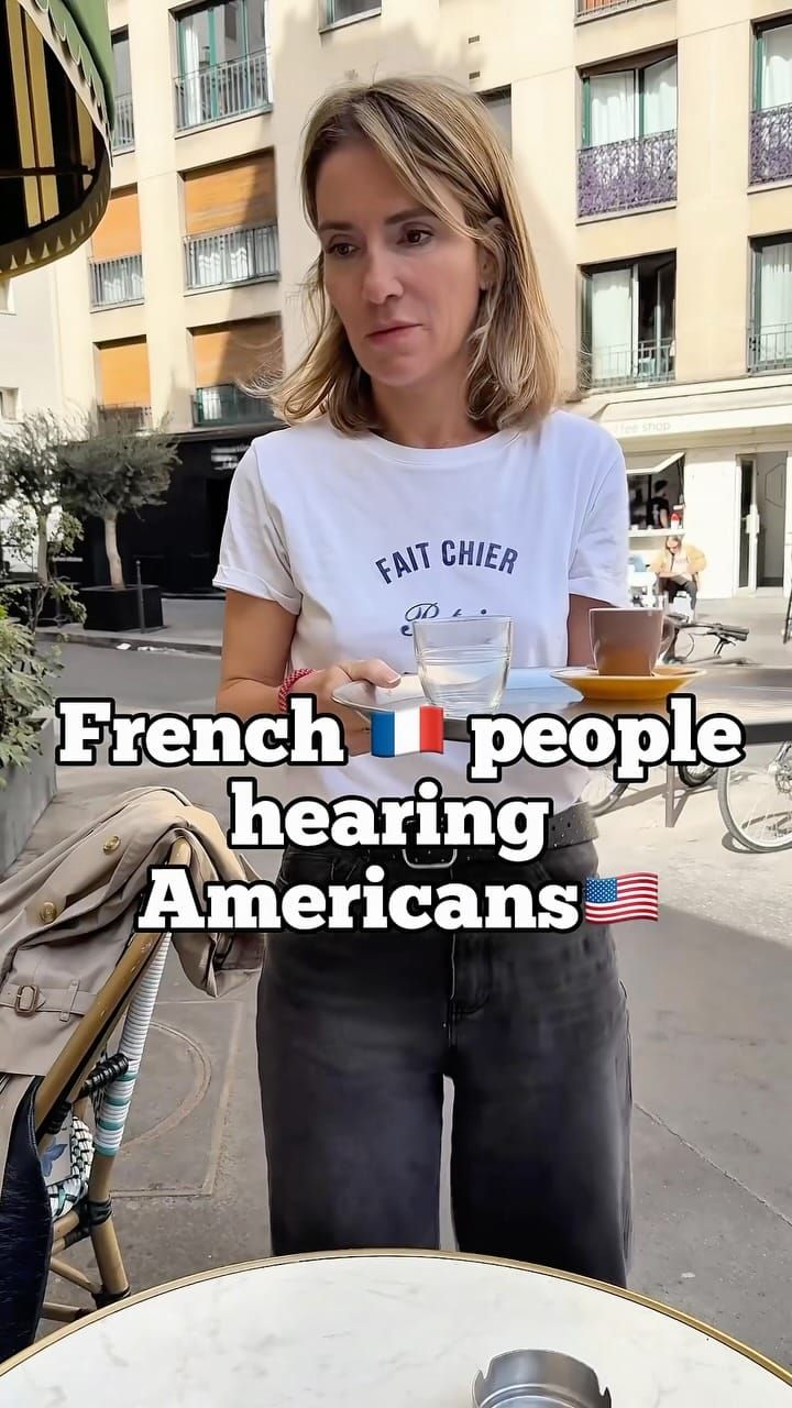 📸 @Julie Collas 🇫🇷 : « Ever wondered why American language sounds so loud to French people? As a French person, the first time you hear Americans having a normal conversation, you genuinely think they’re arguing😂!
No hate… »
