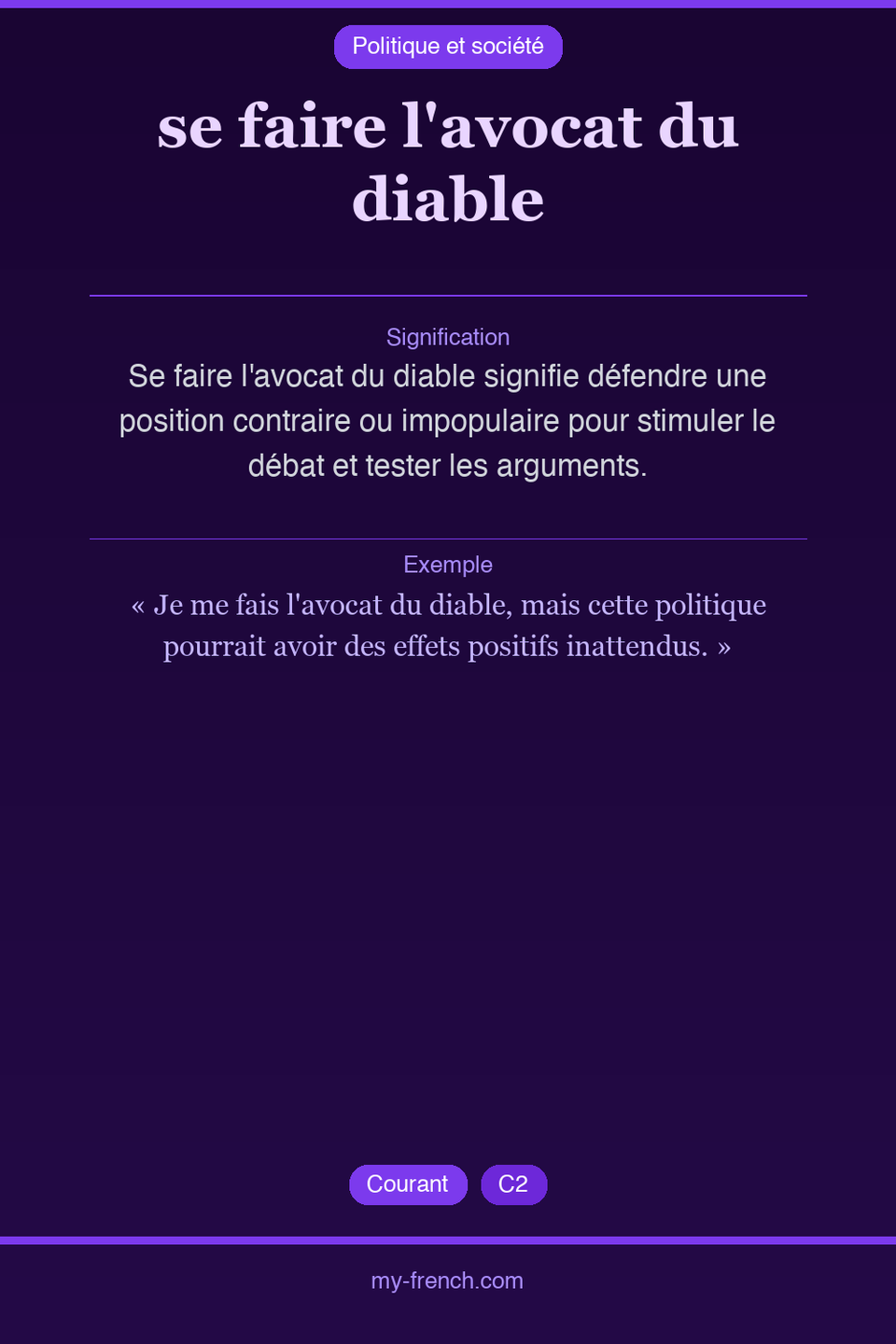 se faire l'avocat du diable : que veut dire cette expression ?