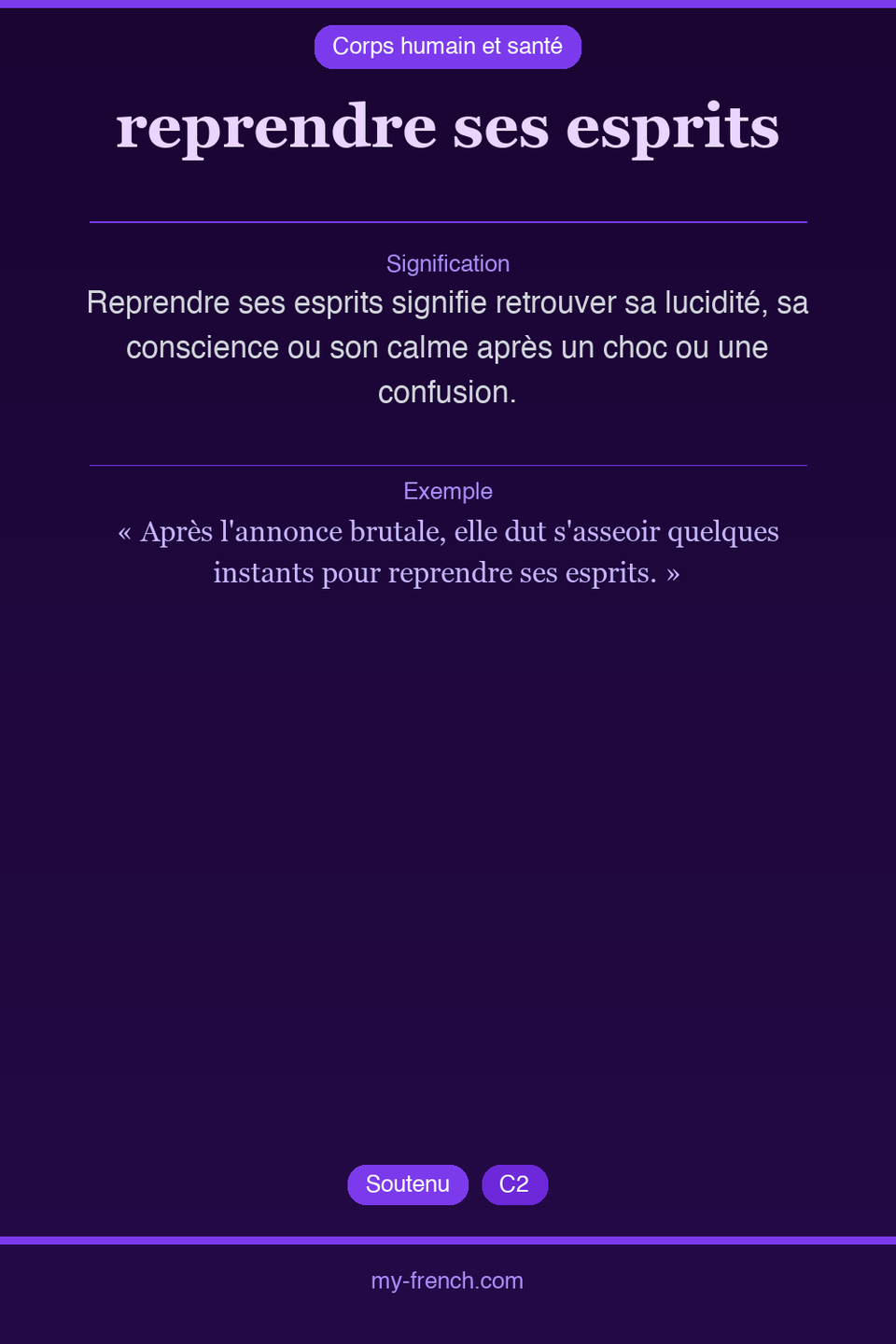 reprendre ses esprits : que veut dire cette expression ?