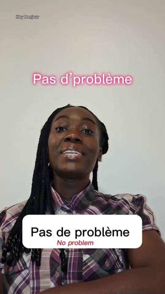 🎬 @learnatheybonjour — Pronunciation : « « Pas de problème » is not always pronounced the way you think How French really sounds (part 15) »