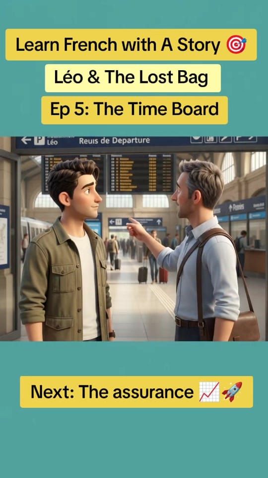 🎬 @deveninsights.fr — Pronunciation : « Learn Essential French with A Story : Léo & The Lost Bag : Ep 5: The board This video is for educational purposes to support introductory French vocabulary practice. Pronunciation guides are phonetic… »