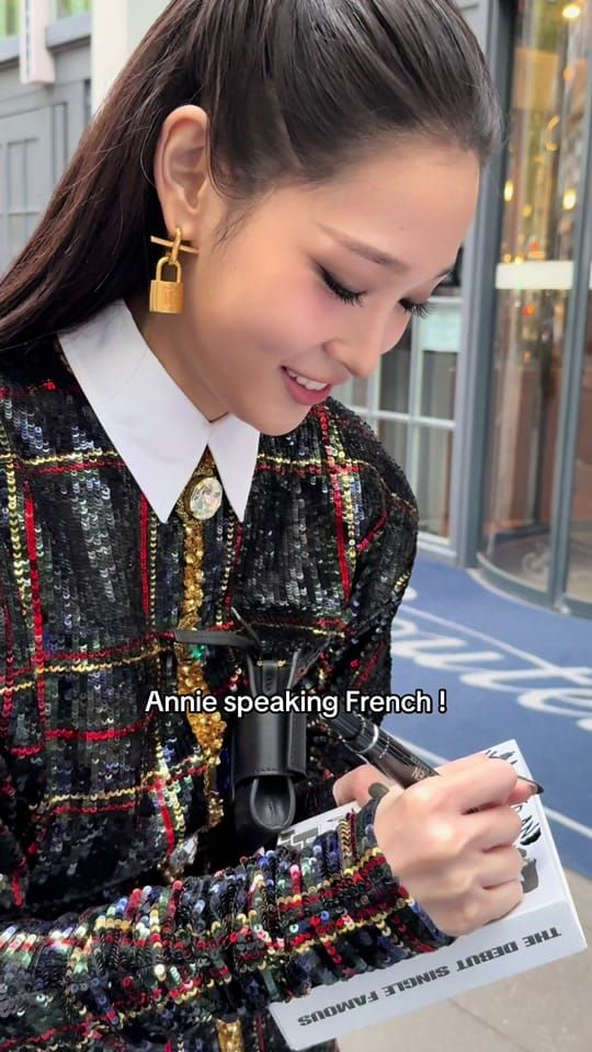 🎬 @loeysoo_ — Speak : « Annie speaking french to us in paris PROJECT 🇫🇷 »