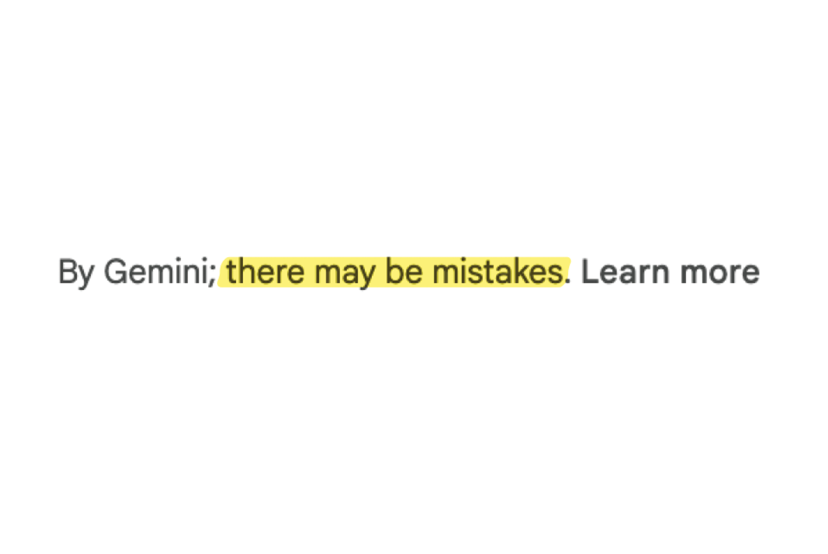 There may be mistakes…