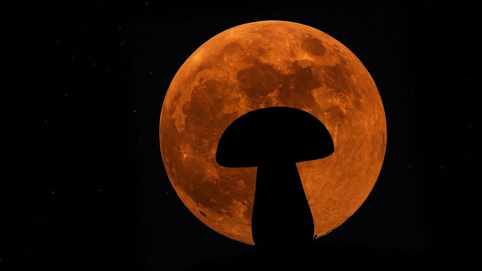 Dopo la luna rossa: miti e verità sulla nascita dei Funghi