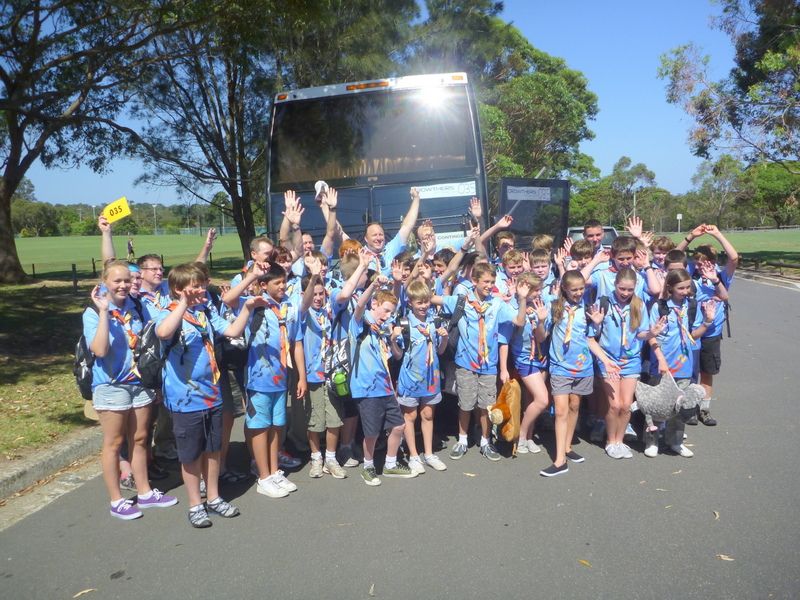 Departure for Jamboree 2013