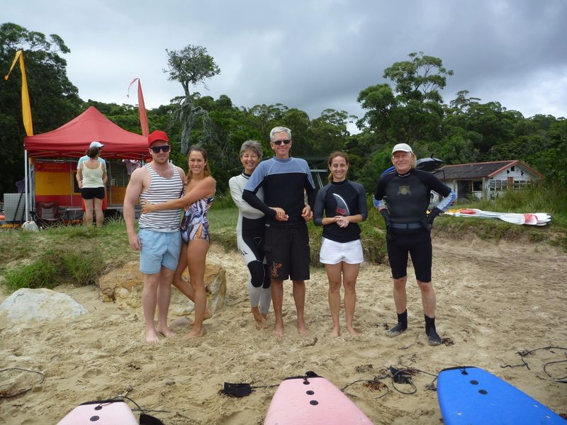 Today we tried paddle-boarding!
