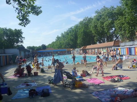 A swim, a journey past a bus doing press-ups-and the theatre
