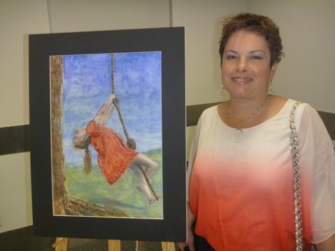 Caryl's art exhibition