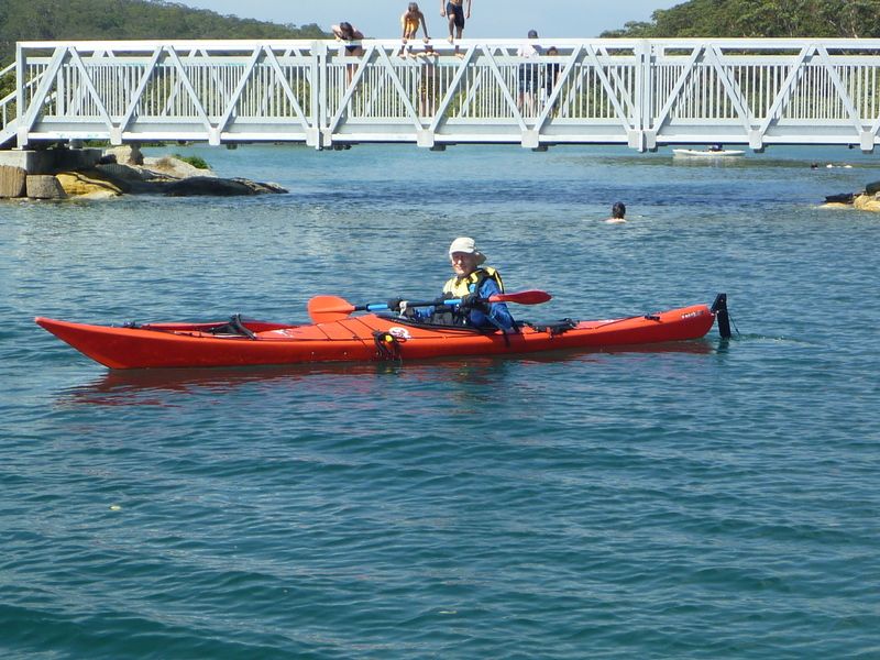 Kayaking into 'The Basin'