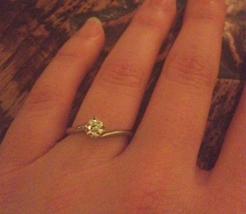 Jacqui's engagement ring!
