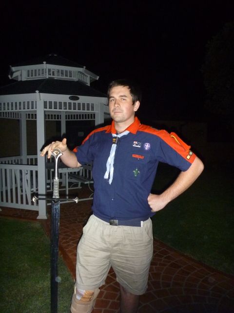 Rover Scout Squire investiture
