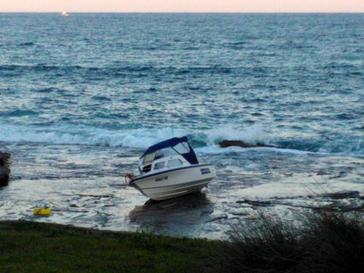 Another beached boat at Cronulla