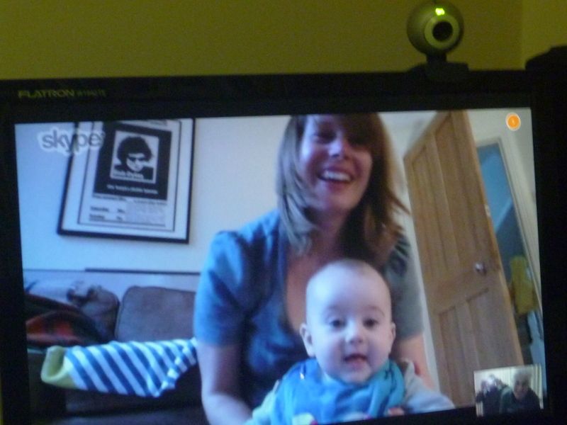 Skype and the garden