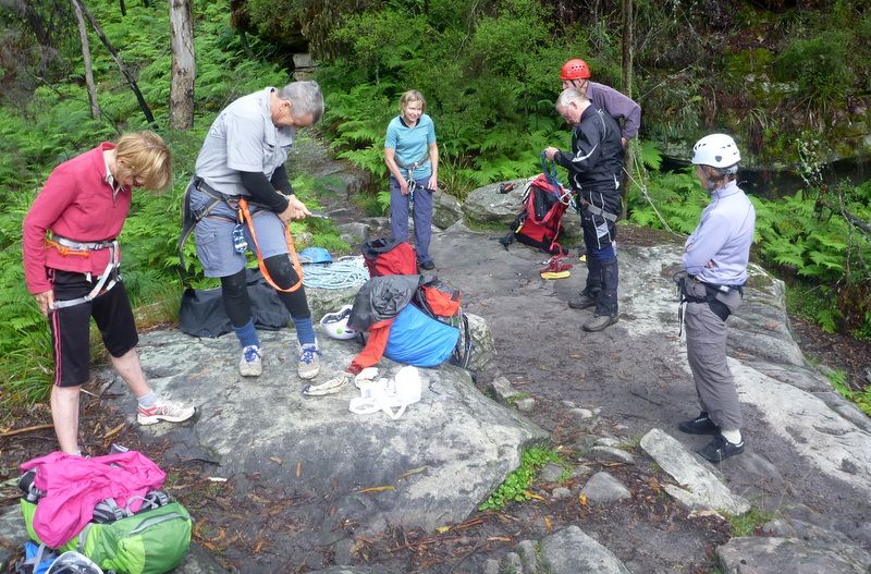 Abseiling at Mount Victoria
